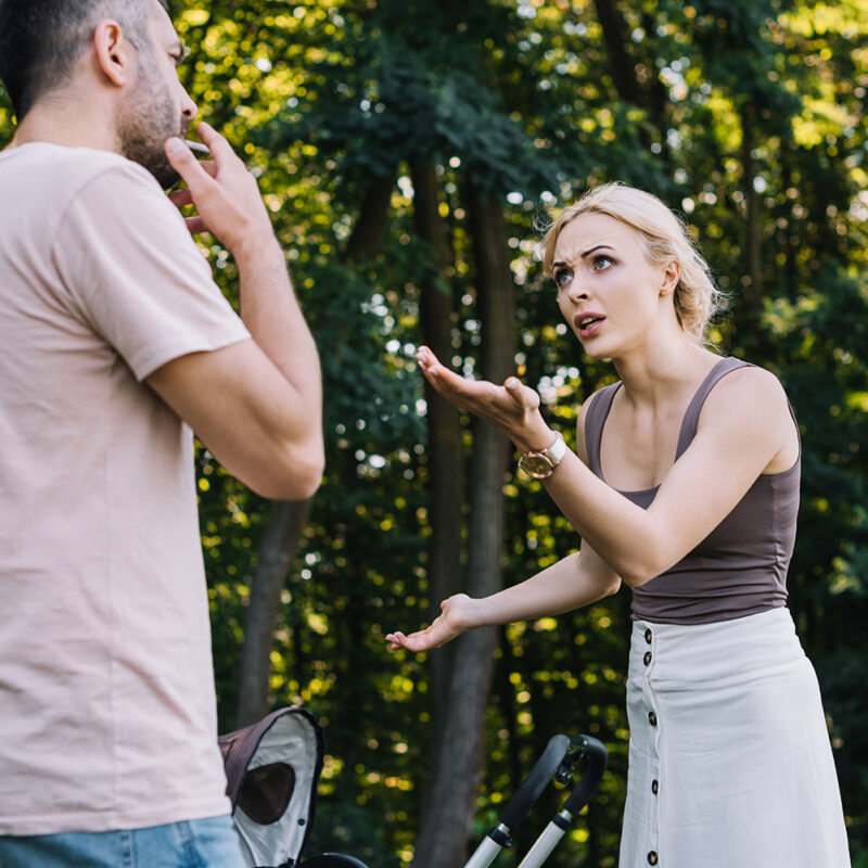 Image of family argument that can turn to domestic violence charges
