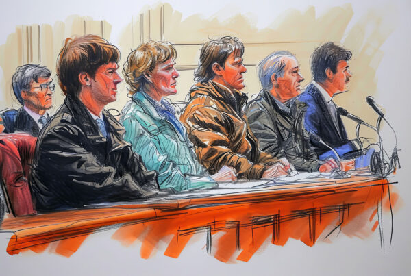 Representative image of a jury in a murder trial in Houston